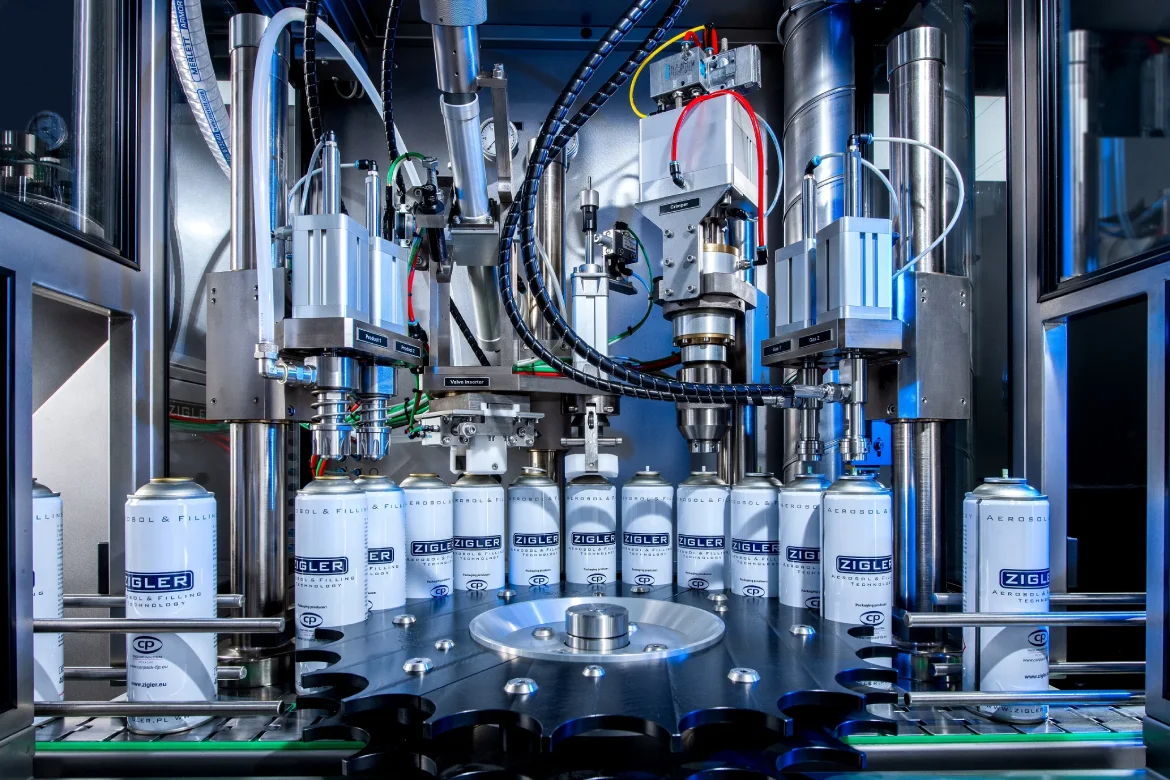 Machine industrielle pour aérosols
